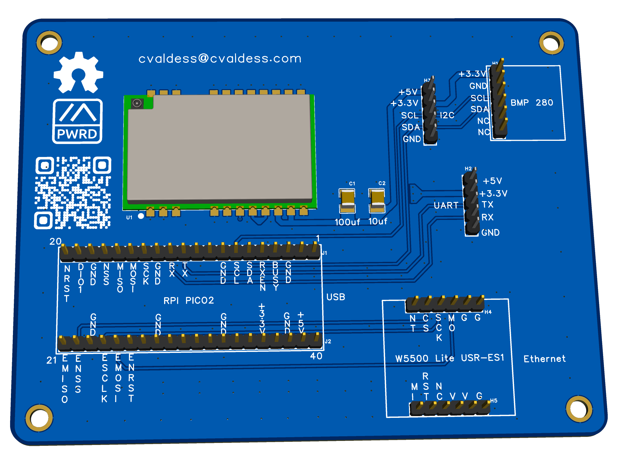 PCB 3D Render