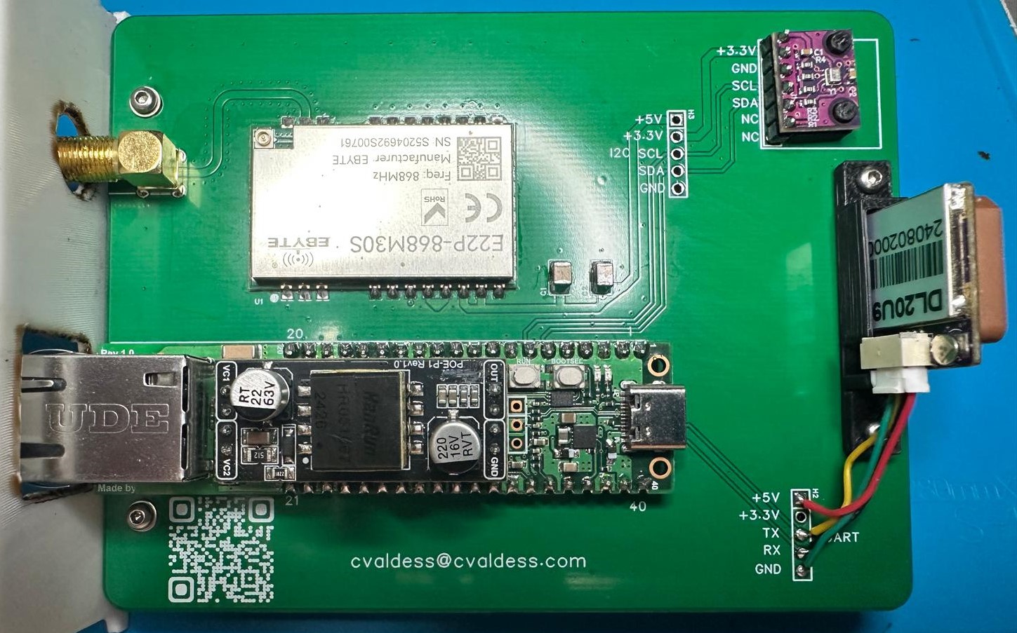WIZnet W5500-EVB-Pico2 E22P board